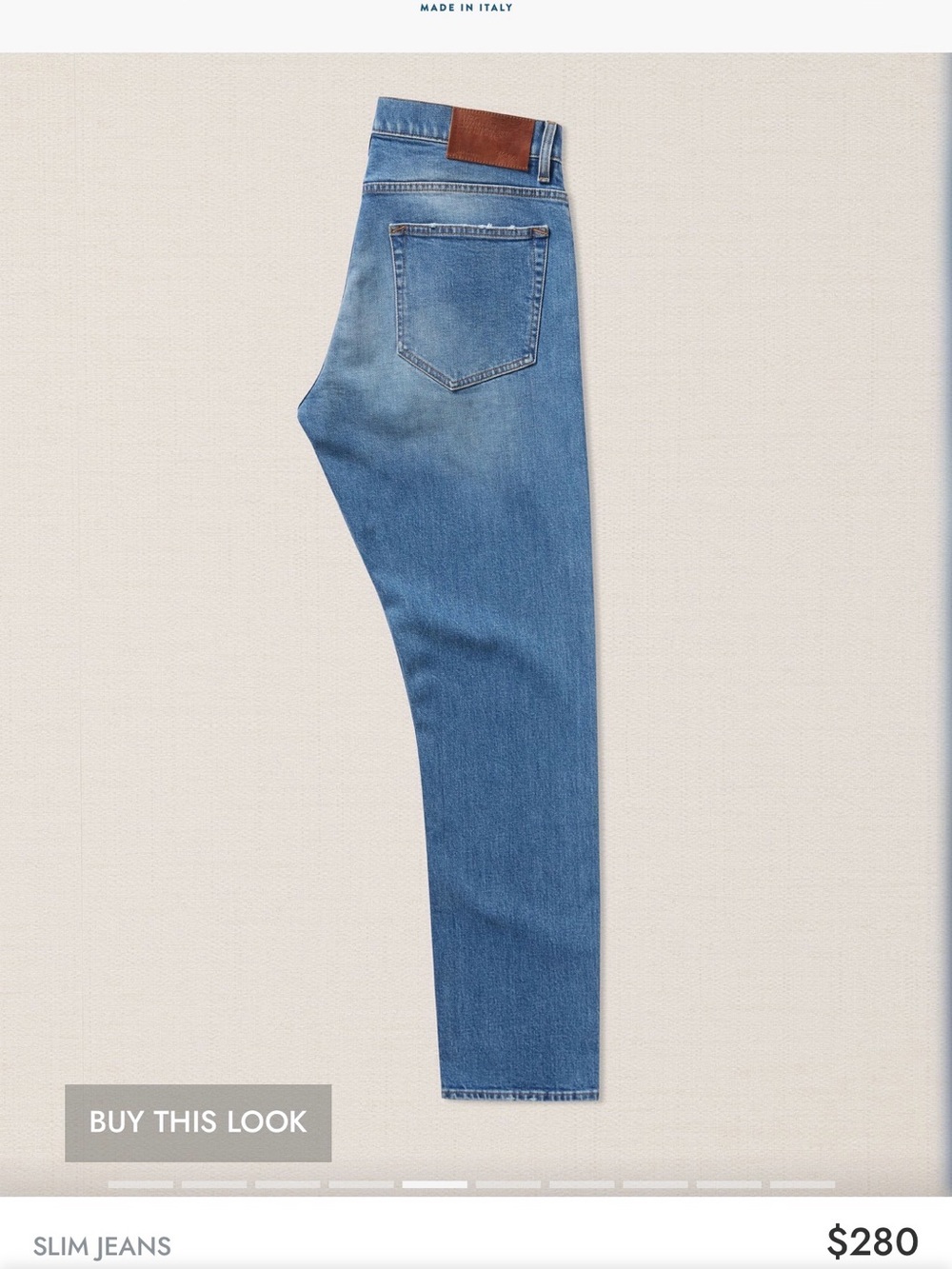 Valesca Maruggio Slim Jean- made in Italy!